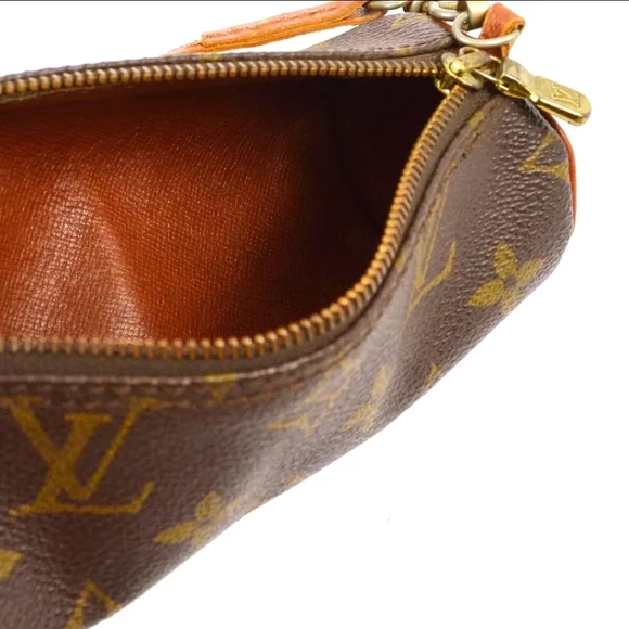 Louis Vuitton PAPILLON 30 Handbag Pouch Monogrammed Canvas
